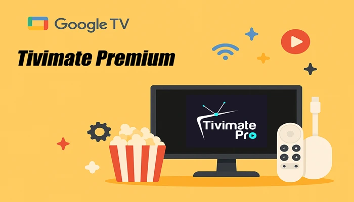 Tivimate Premium est un lecteur iptv pour google tv chromecast