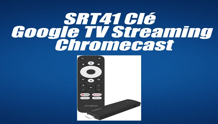SRT41 Clé Google TV Streaming Chromecast